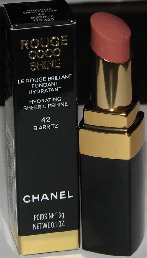 chanel rouge coco biarritz 42|Chanel Biarritz 42 Rouge Coco Shine Swatches & Review.